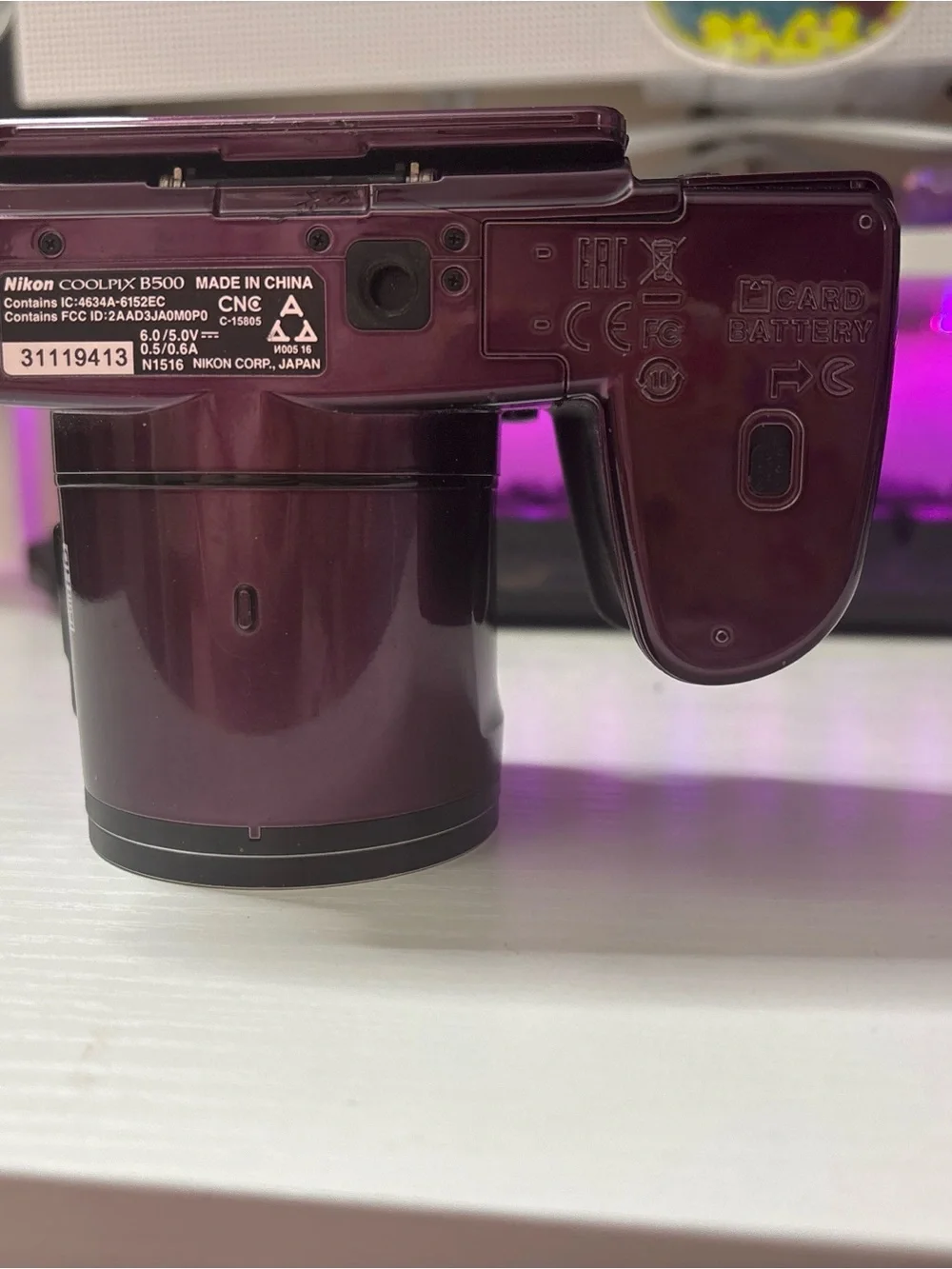 Nikon Black Digital Camera with 40x NIKKOR Zoom